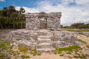 Ruinas arqueol&oacute;gicas Mayas en Tulum Mexico