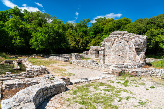 Ruins of the ancient town of Butrint in Albania