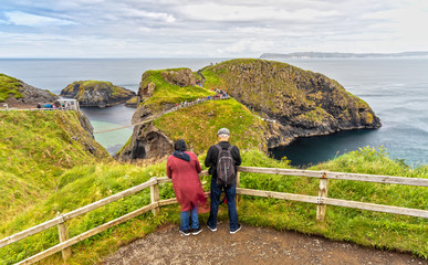 Impression of Carrick-a-Rede in Northern Ireland