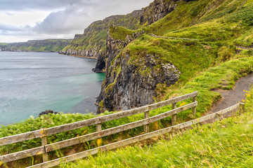 Impression of Carrick-a-Rede in Northern Ireland