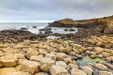 Impression of the Giants Causeway in Northern Ireland