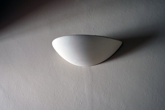 House Uplight On A White Wall