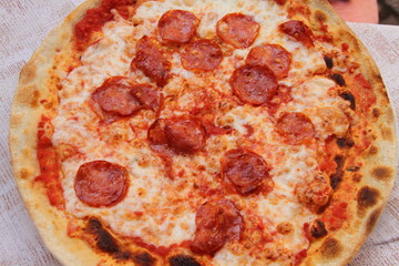 eine echte italienische Pizza