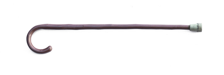 vintage carved handmade wooden walking stick