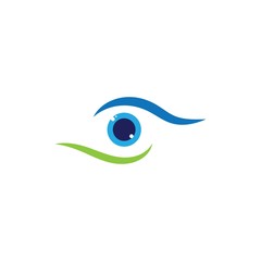 Branding Identity Corporate Eye Care vector logo design