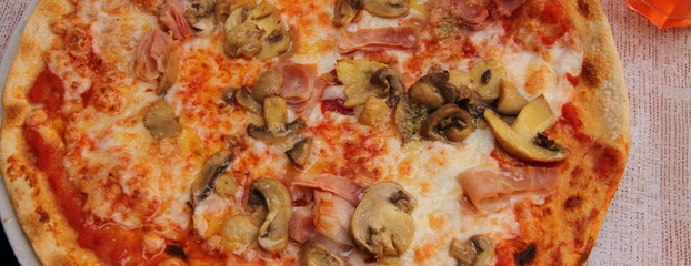 eine echte italienische Pizza