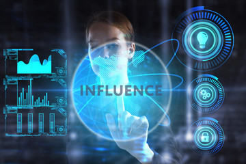 The concept of business, technology, the Internet and the network. A young entrepreneur working on...