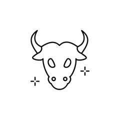 Bull, spanish icon. Element of spanish thin line icon