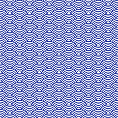 青海波 （和柄のシームレス素材）