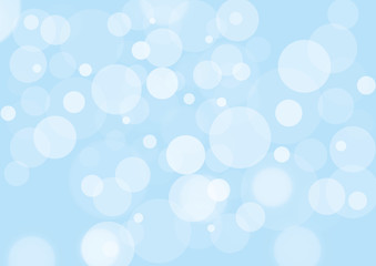 Abstract graphical background with circles in blue colours
