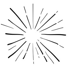 doodle sparkling illustration element vector