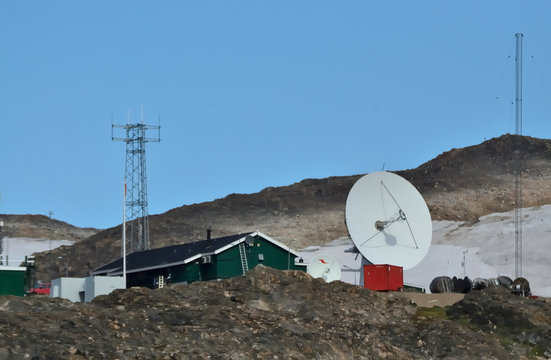 Sendeanlage in Ittoqqortoormiit, Gr&ouml;nland