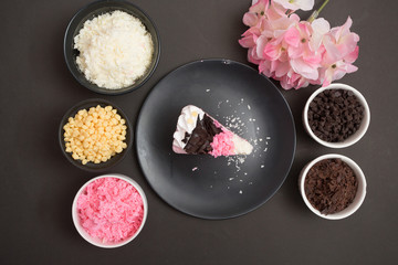 piece of cake,Chocolate and Strawberry cake