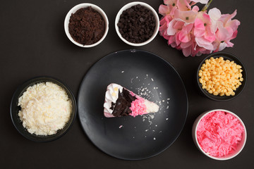 piece of cake,Chocolate and Strawberry cake