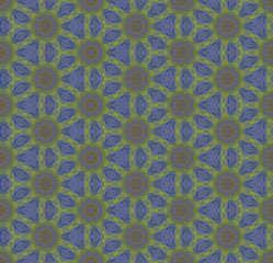 Kaleidoscope style, seamless abstract  line geometry simple pattern background.