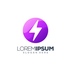 energy logo design vector illustration