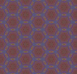 Kaleidoscope style, seamless abstract  line geometry simple pattern background.
