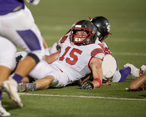 Great action photos of football players making amazing plays during a football game