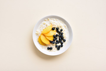 Oatmeal porridge in bowl