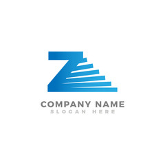 Corporate Stairs Letter Z Logo