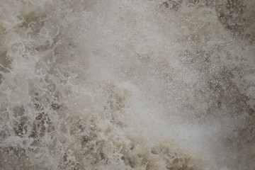 Fototapeta premium flood water from dam gates