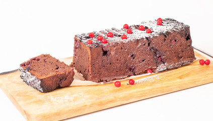 brown cupcake and berries