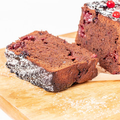 brown cupcake and berries