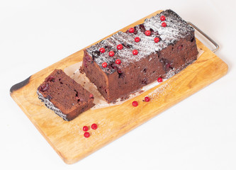 brown cupcake and berries
