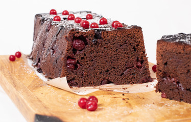brown cupcake and berries
