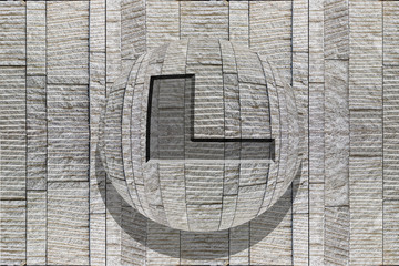 Steinwand Kugel L © Xaver Klaussner