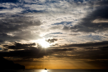 Sonnenuntergang auf Madeire