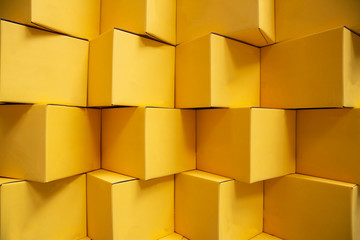 Yellow express packages