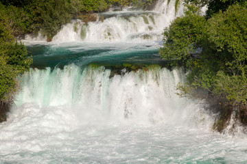 Skradinski buk waterfall in Krka National Park, Croatia