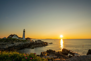 Sunrise at Portland, Maine