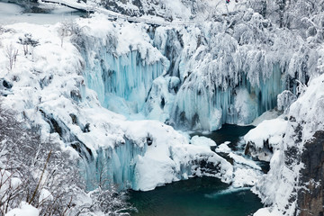 Winter in Plitvice Lakes National Park