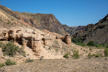 red rock canyon in the mountains