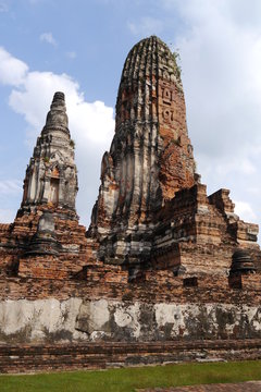 Ayutthaya Tempelruine Pagoden Wat Phra Ram Thailand