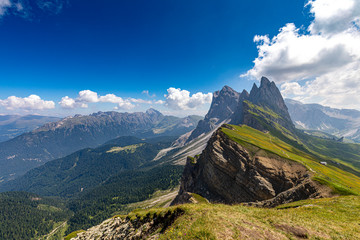 Dolomiten, Südtirol, Geisslergruppe, Seceda