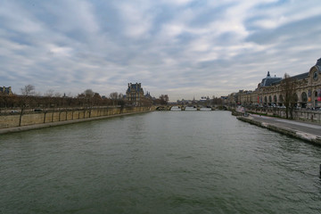 Obraz premium View of the Seine River, Paris