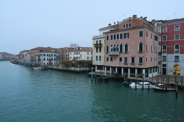 Fototapeta na wymiar Water Canals of Venice