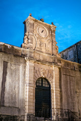 Fototapeta na wymiar Fragment of historic building in the old town of Dubrovnik, Croatia