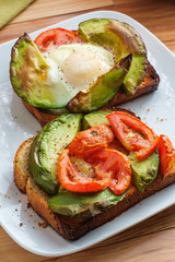 Breakfast Avocado Egg Toast