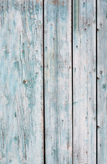 Pastel wood planks texture, Vintage blue wooden background.