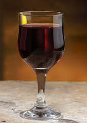 glass of red wine