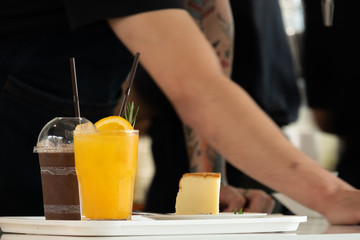 Beverage ordered on the bar