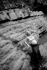 pregnant woman, waiting for the baby, in clothes in the style of boho, in nature