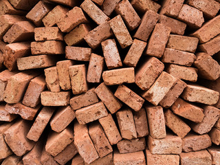 Pile of construction bricks