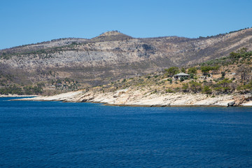 Fototapeta premium View from Archaeological site Aliki