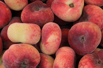 flat peaches also called saturn peaches