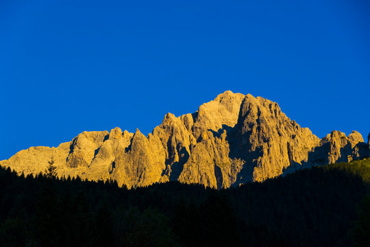 The Pale of San Martino in the Dolomites
